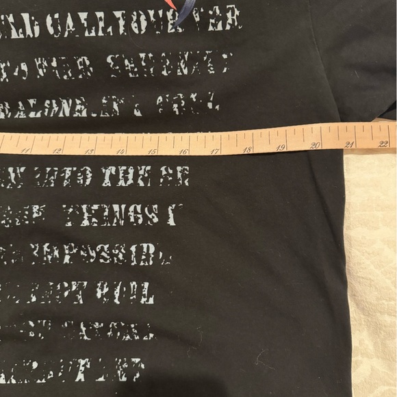 Armani jeans Men's Black Graphic T-Shirt cotton blend - Picture 6 of 8